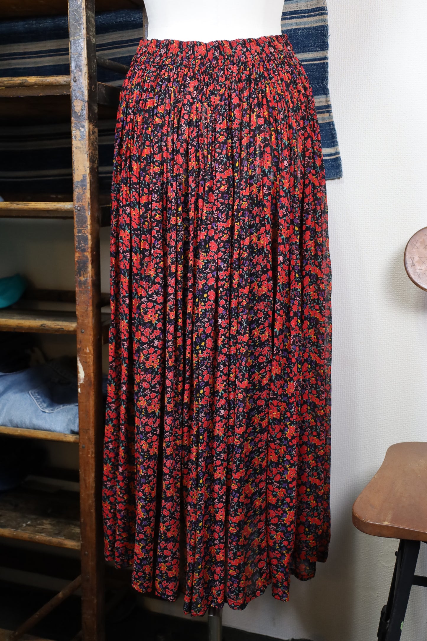 B574 / OLD GAP Flower pattern skirt