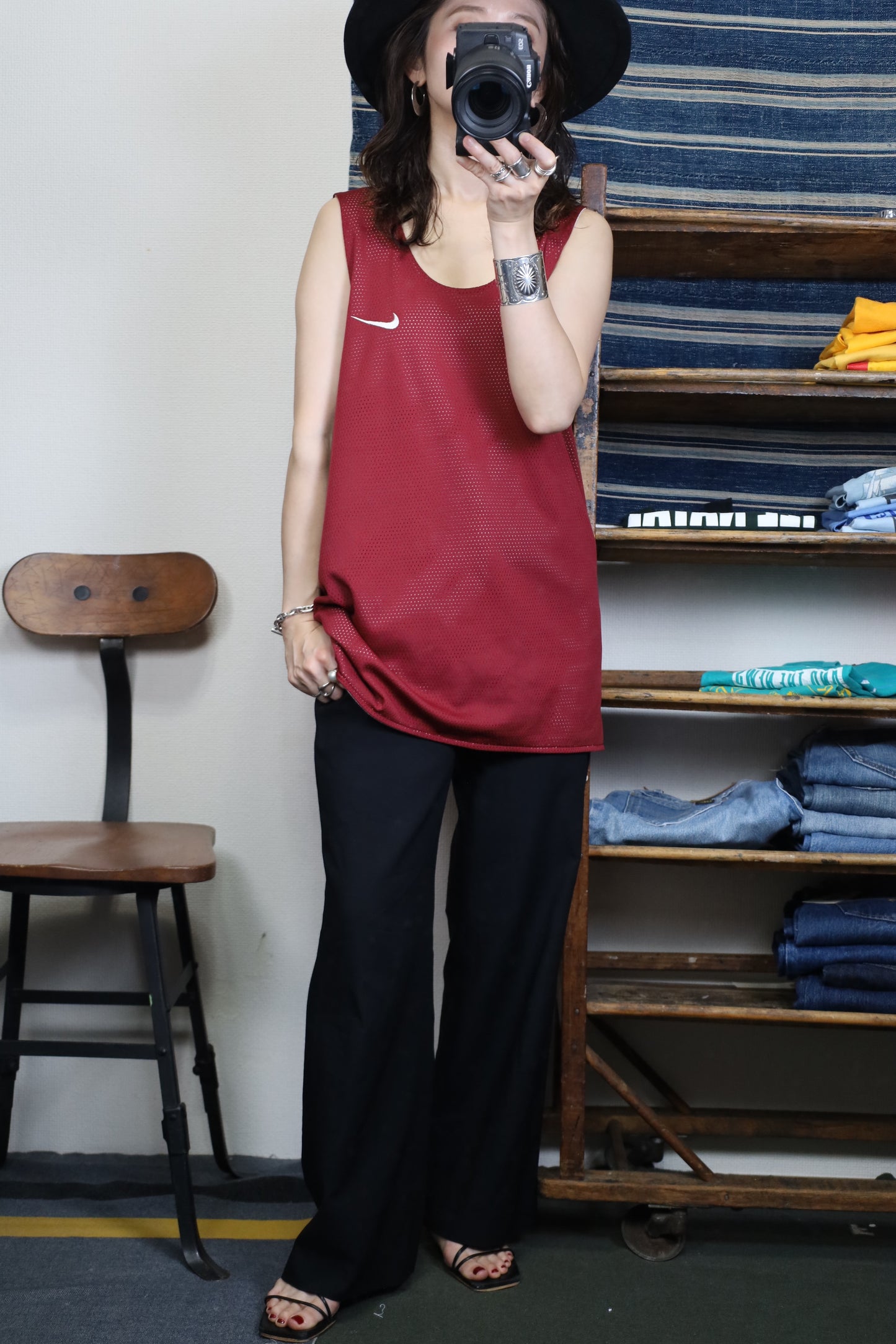 Z169 / 1990's NIKE reversible tank top