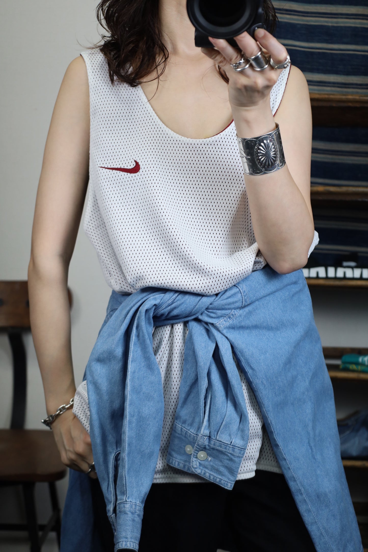 Z169 / 1990's NIKE reversible tank top