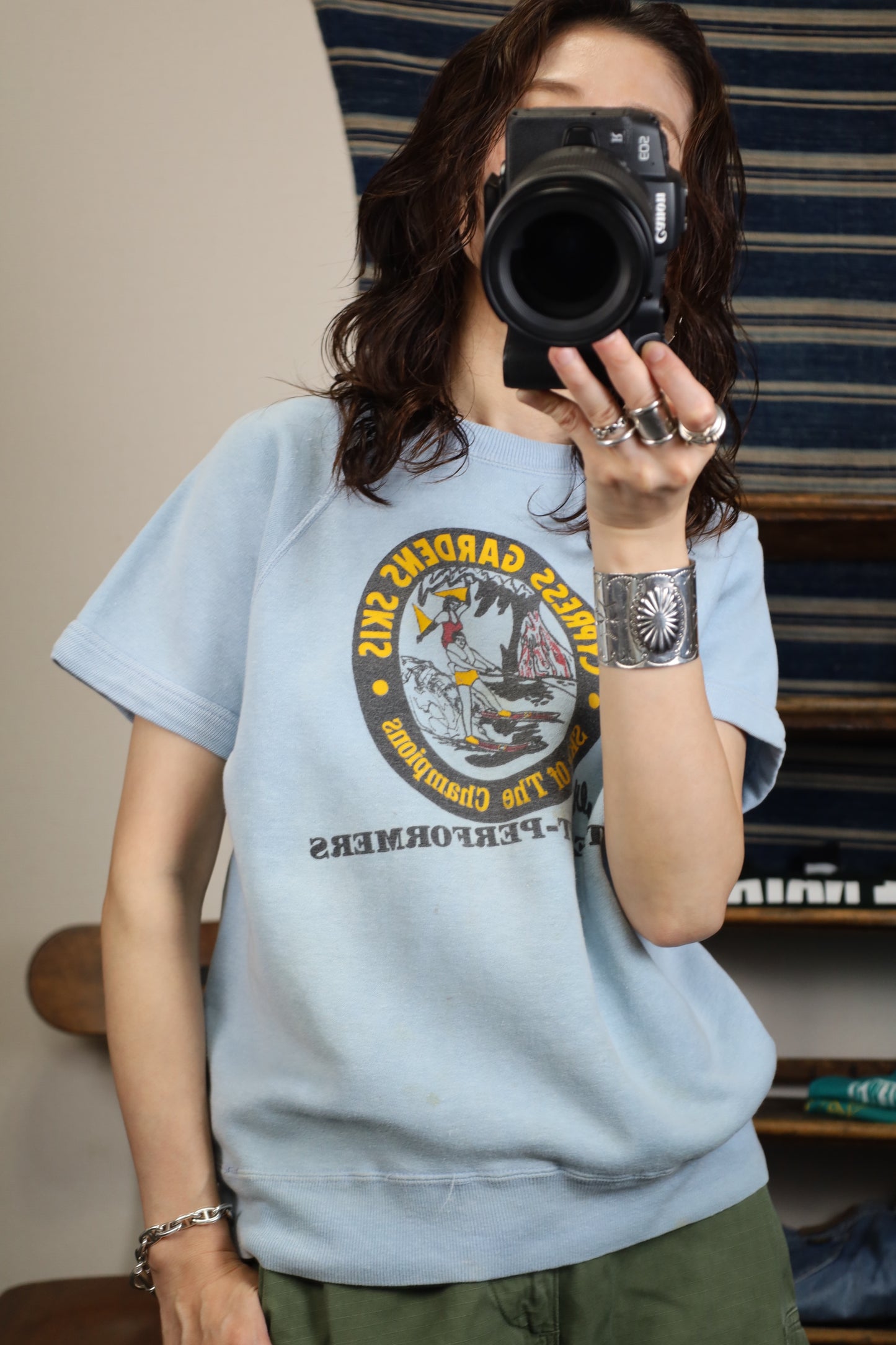 B565 / Vintage washinton mills co short sleeve sweat