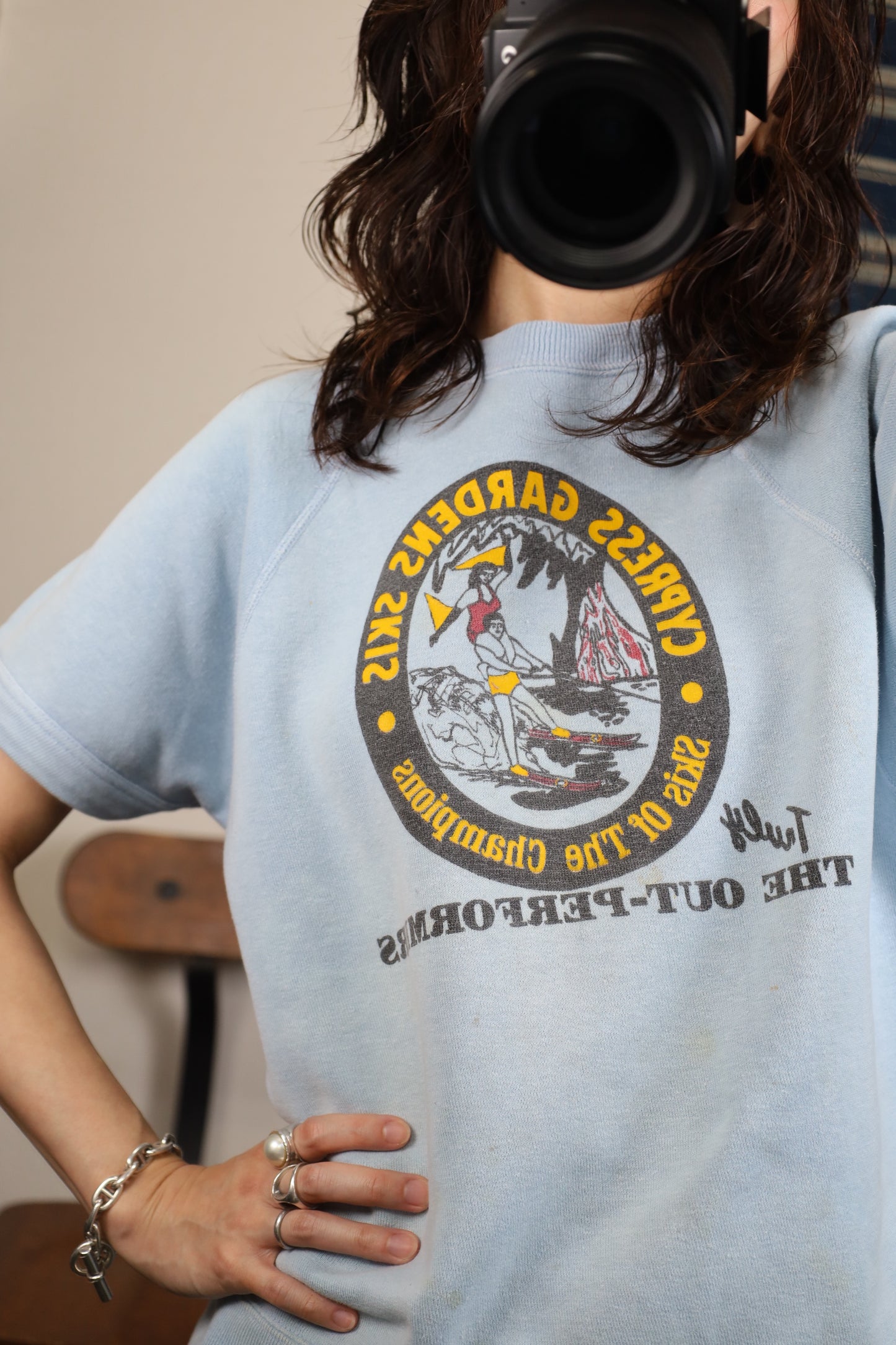 B565 / Vintage washinton mills co short sleeve sweat