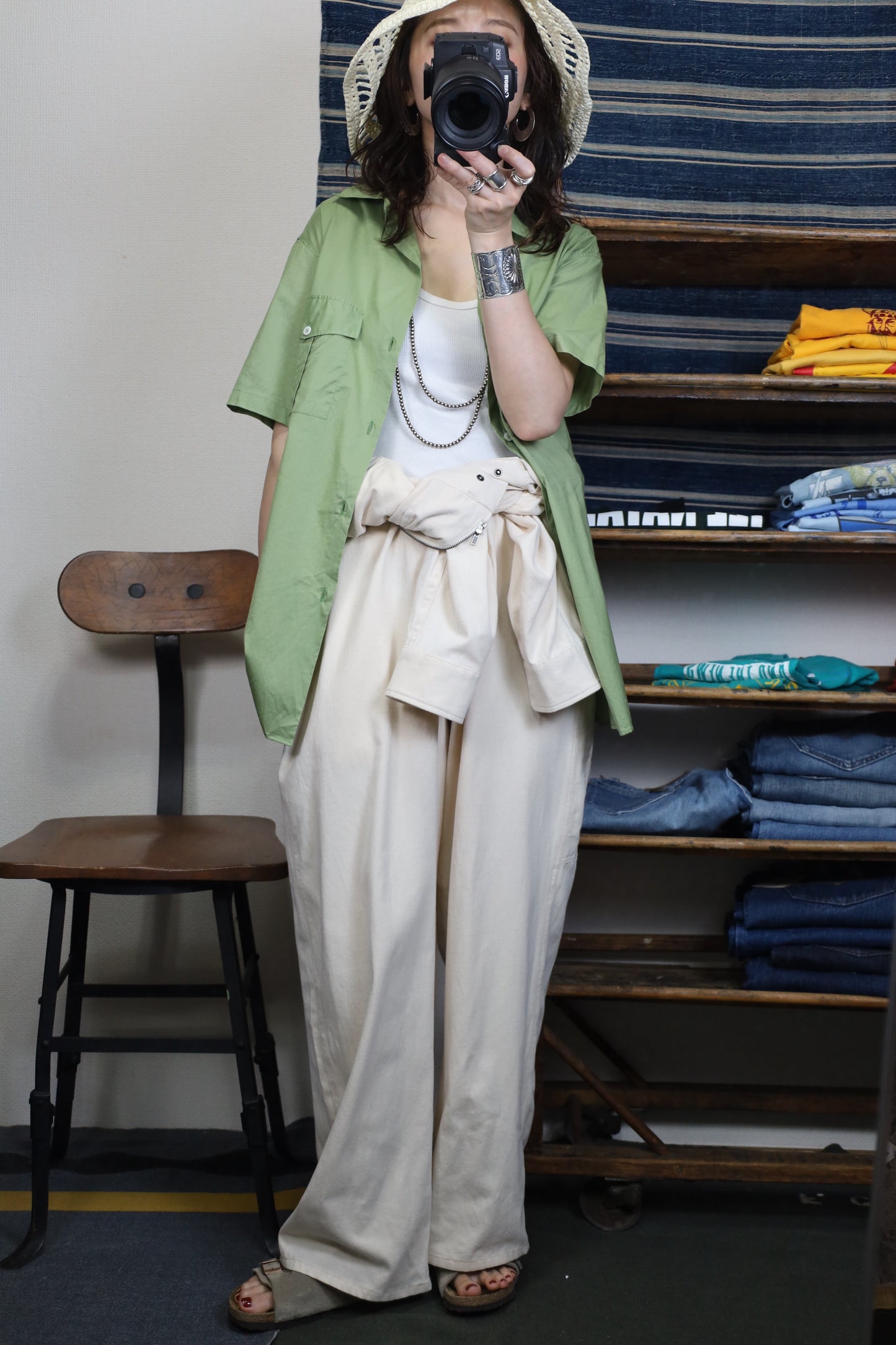 Z628 / 1990's A.P.C short sleeve shirt