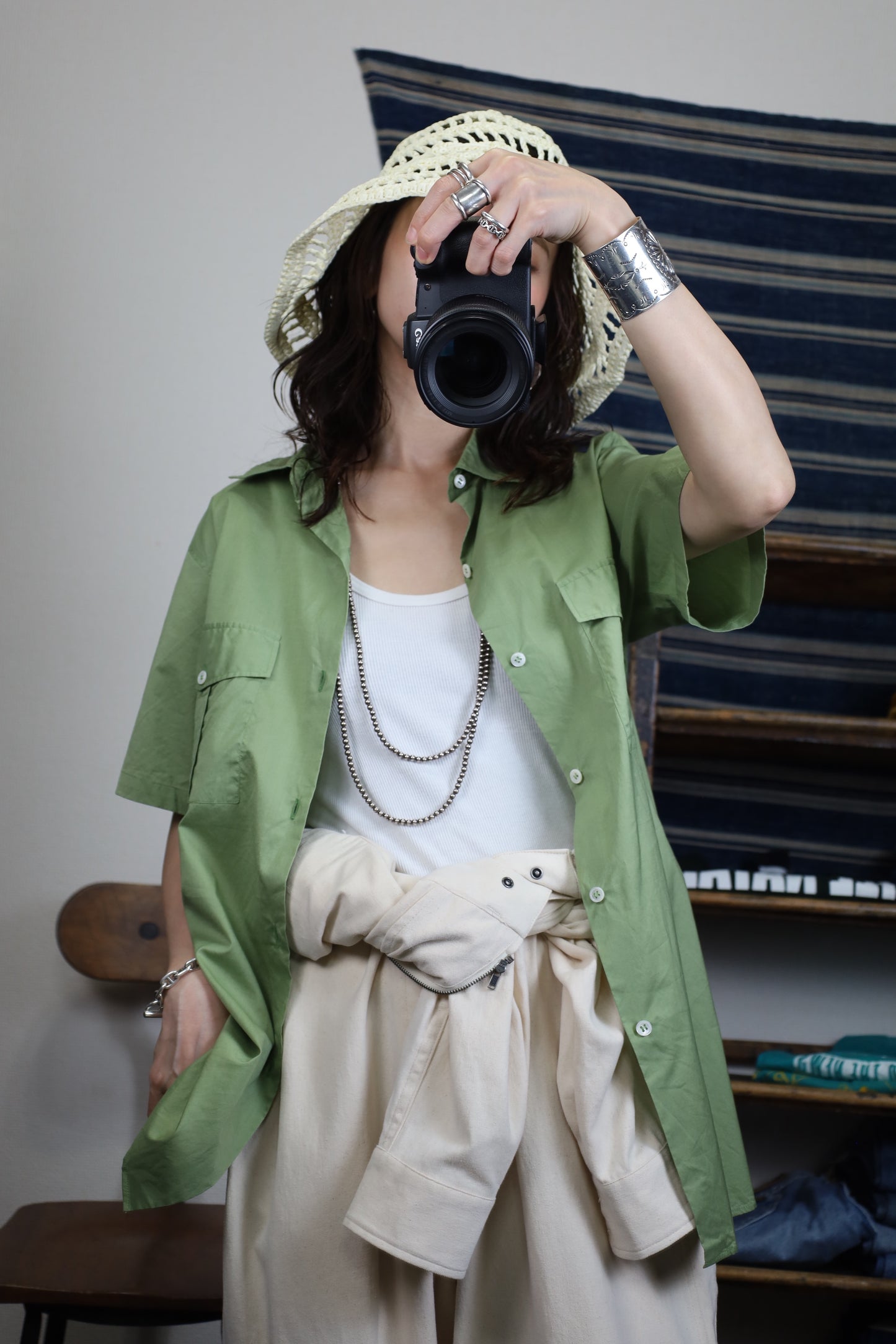 Z628 / 1990's A.P.C short sleeve shirt