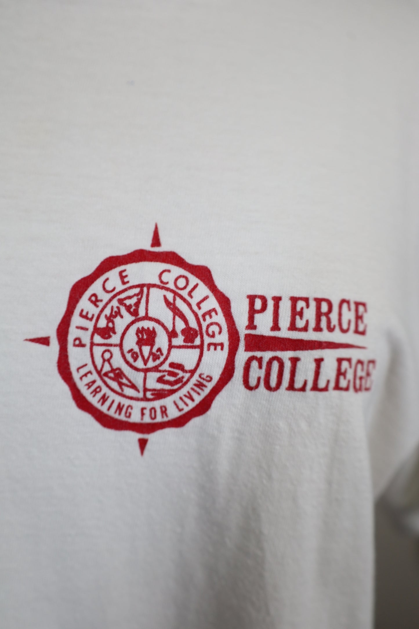 B492 / 1990's Collegiate pacific PIERCE COLLEGE tee