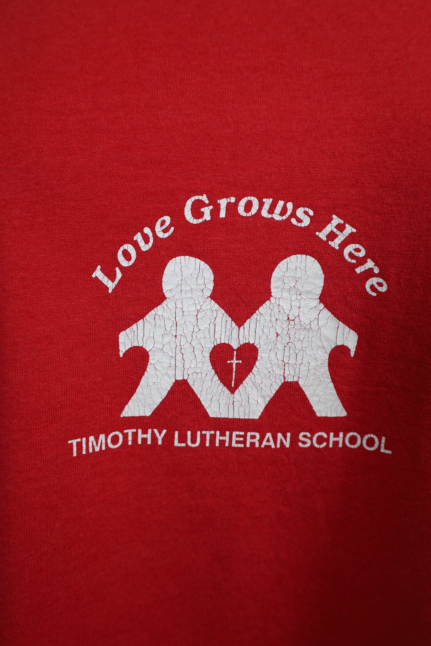 B539 / 1990's FRUITS OF THE LOOM LOVE GROWS HERE TEE