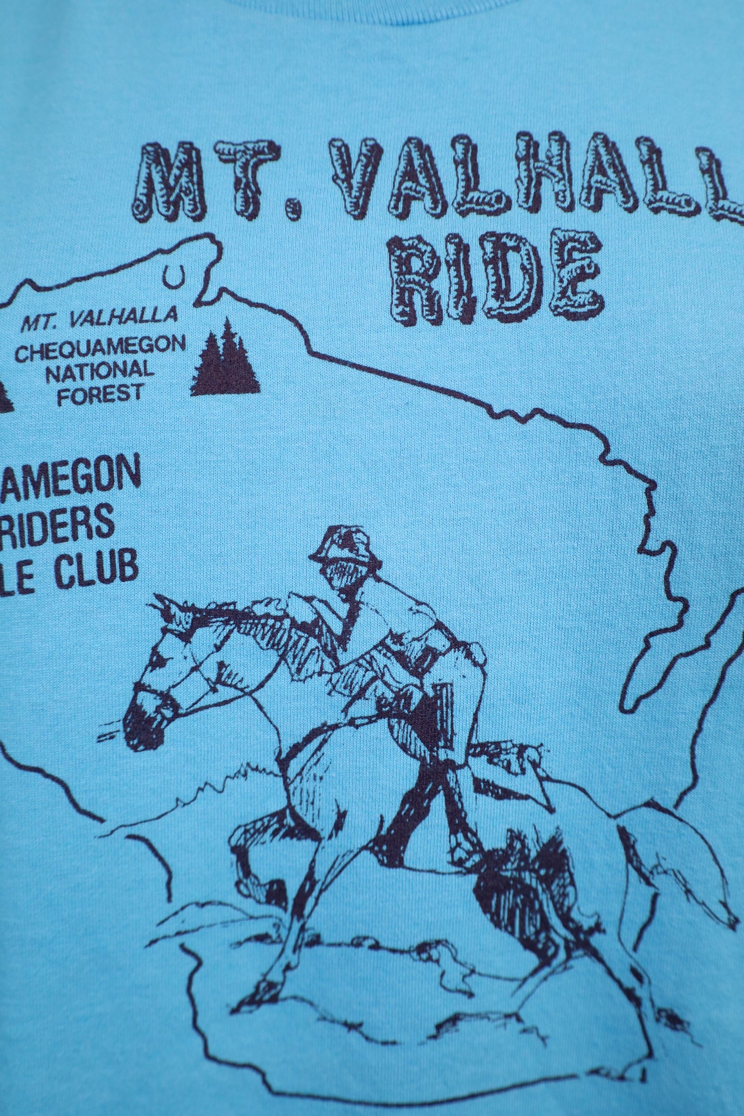 G84 / 1990's OLD FRUITS OF THE LOOM MT.VALHALLA RIDE