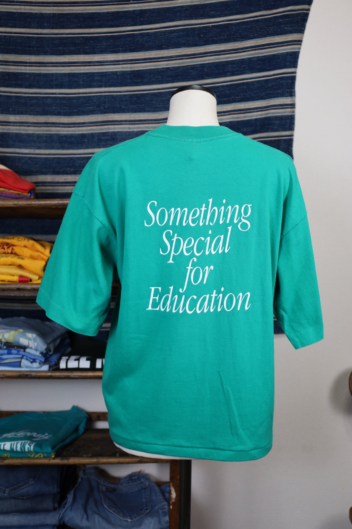 875 / 1990’s OLD FRUITS OF THE LOOM MSSEO Print Tee