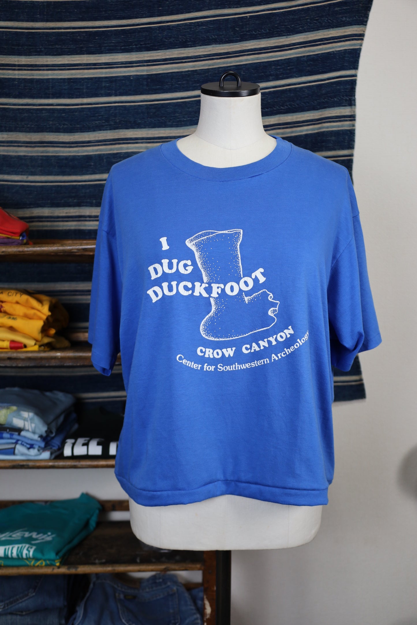 831 / 1990's OLD Hanes I DUG DUCKFOOT TEE