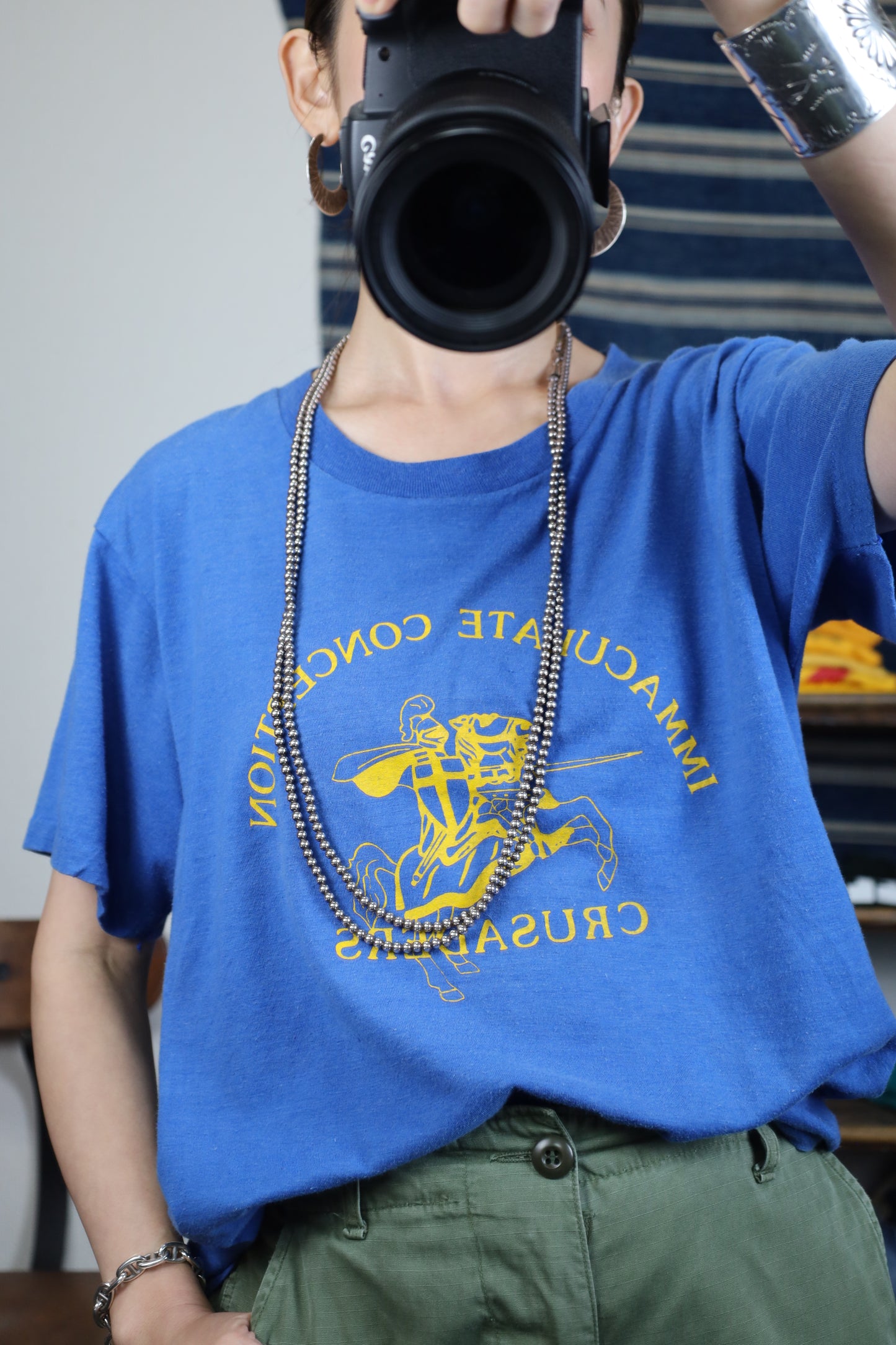 B481 / 1990's UNKNOWN print tee