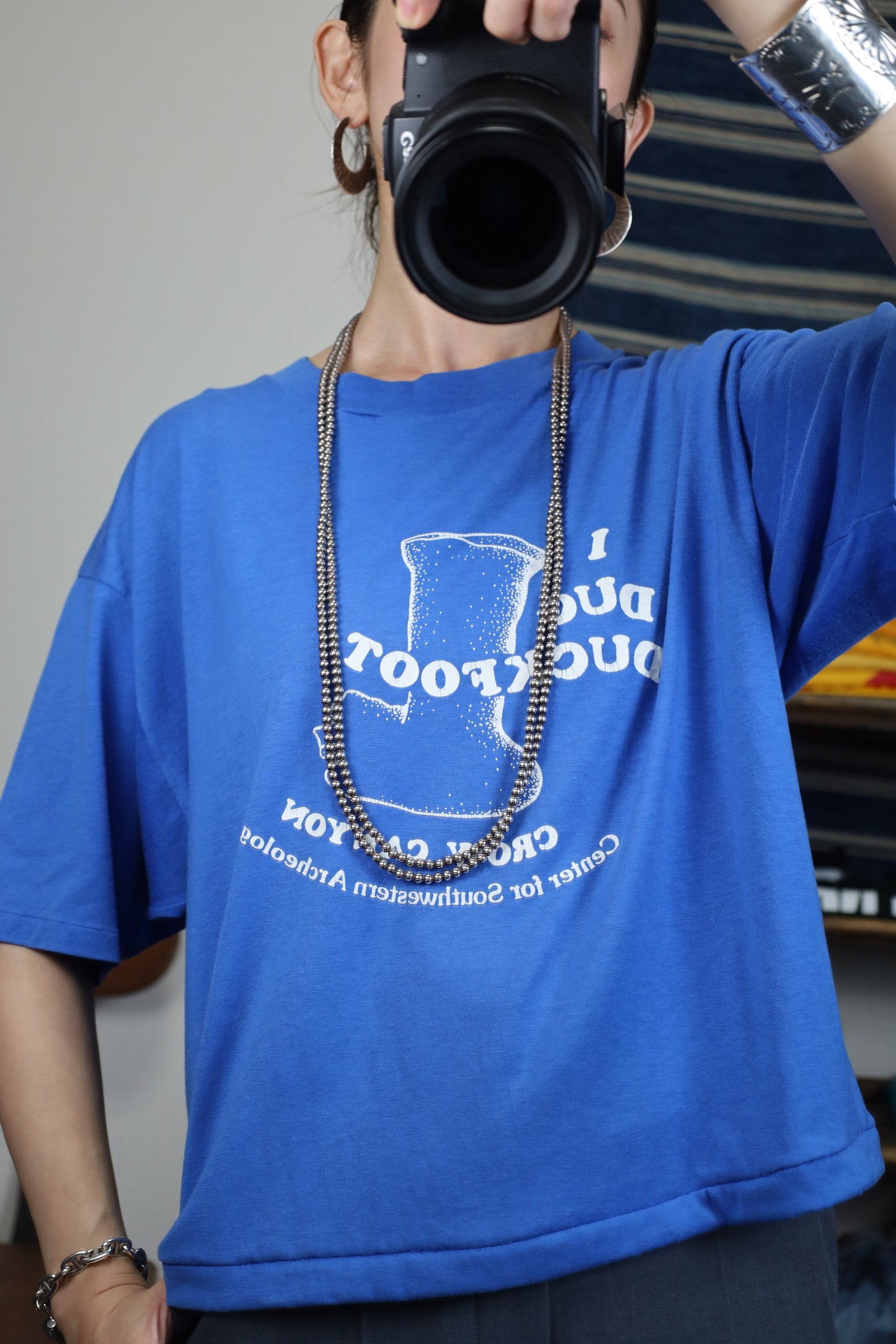 831 / 1990's OLD Hanes I DUG DUCKFOOT TEE