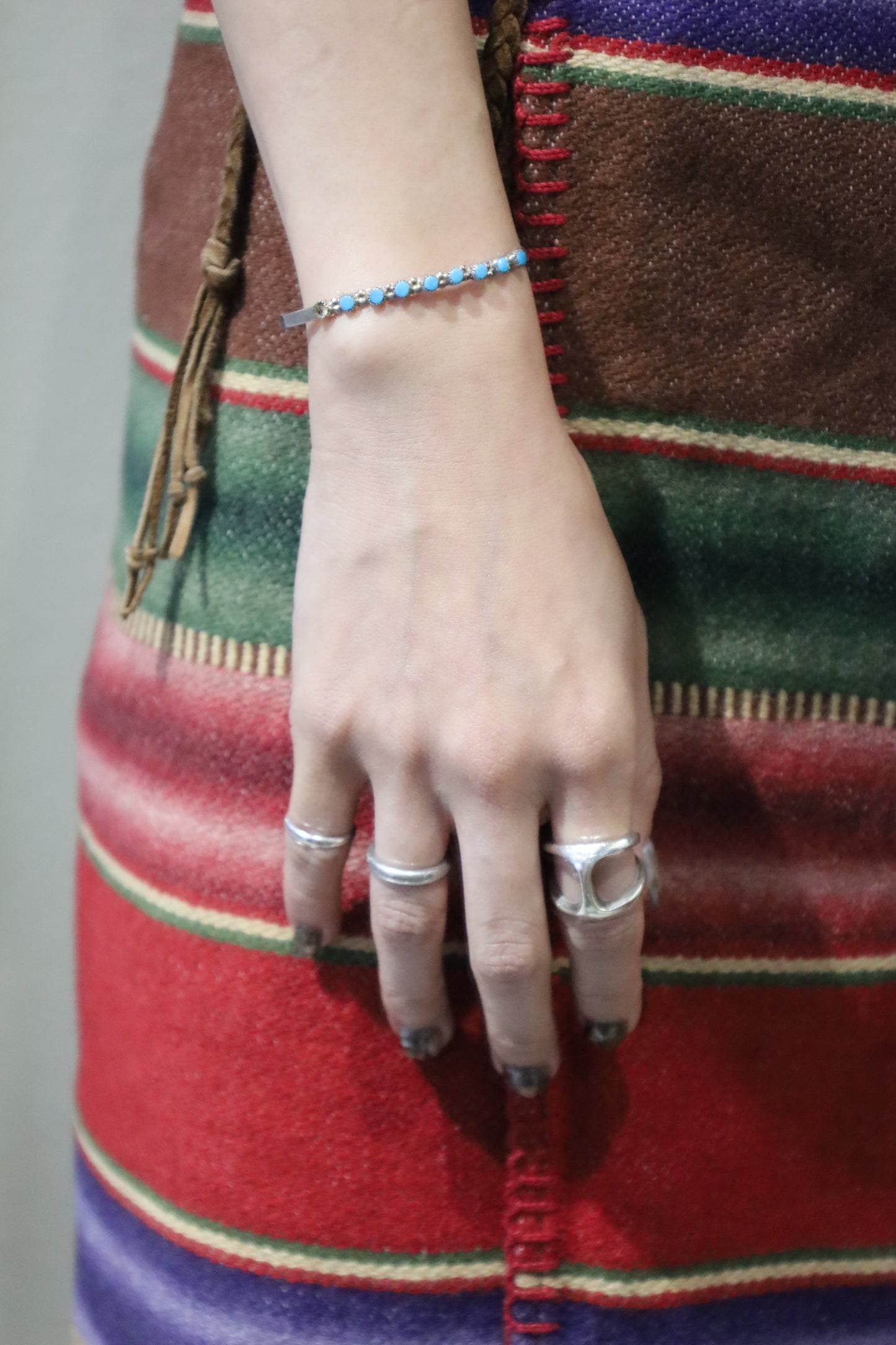 Z61 / silver 925 turquoise bangle