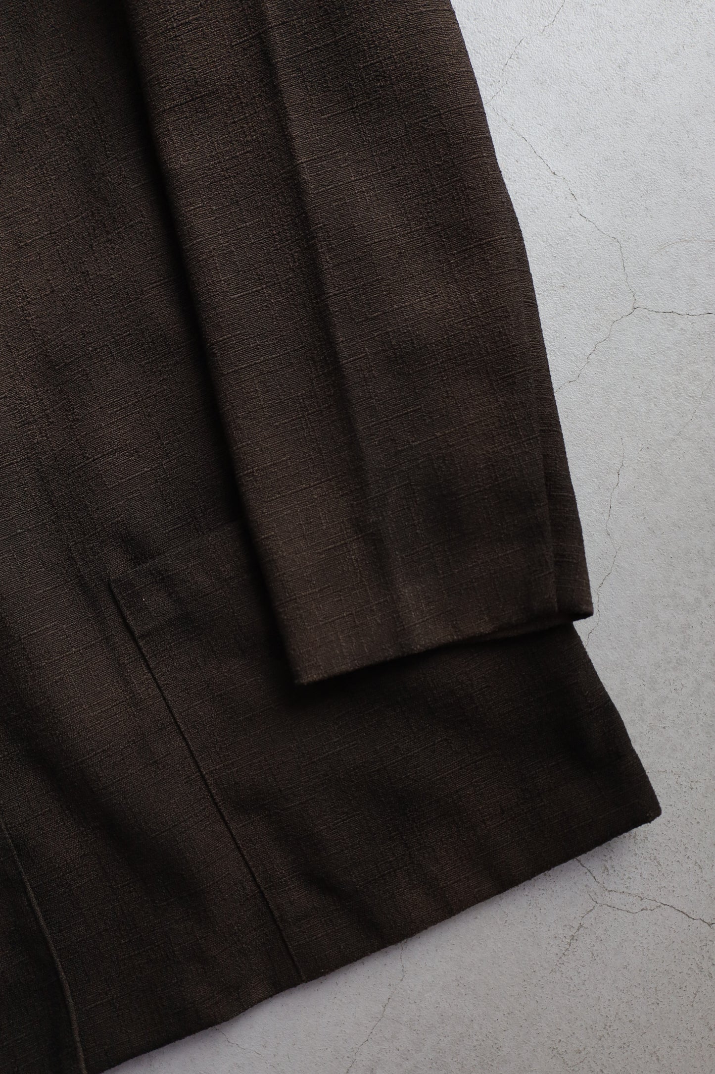 HOWIE black spray fade tailored jacket (brown)