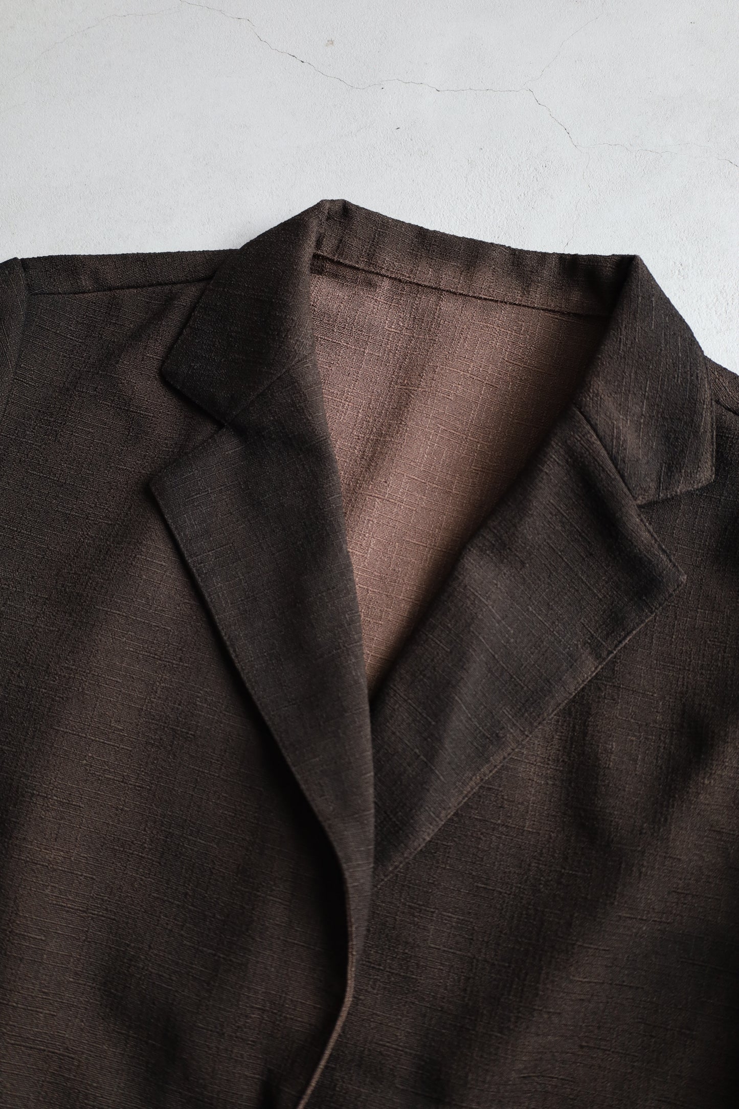 HOWIE black spray fade tailored jacket (brown)