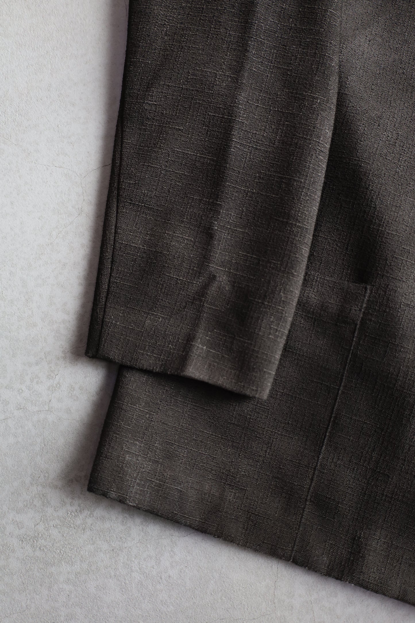 HOWIE black spray fade tailored jacket (taupe)