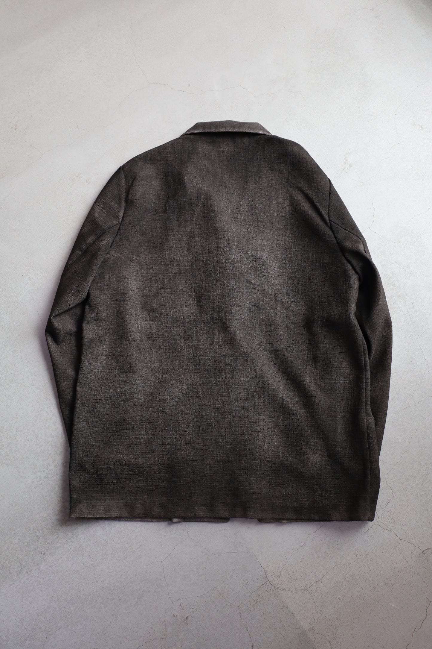 HOWIE black spray fade tailored jacket (taupe)