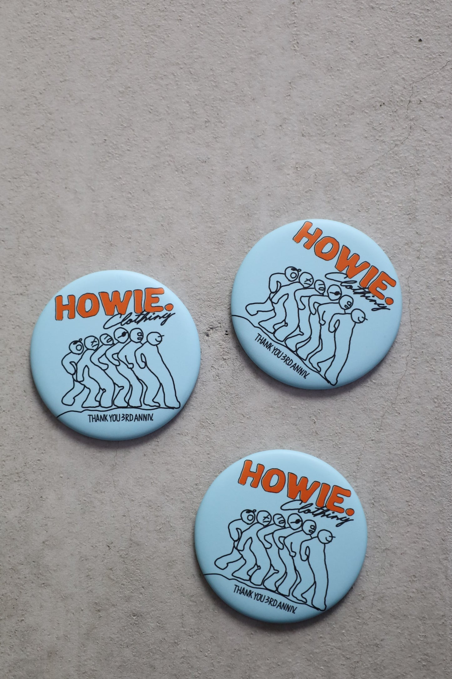 HOWIE compact mirror (blue)