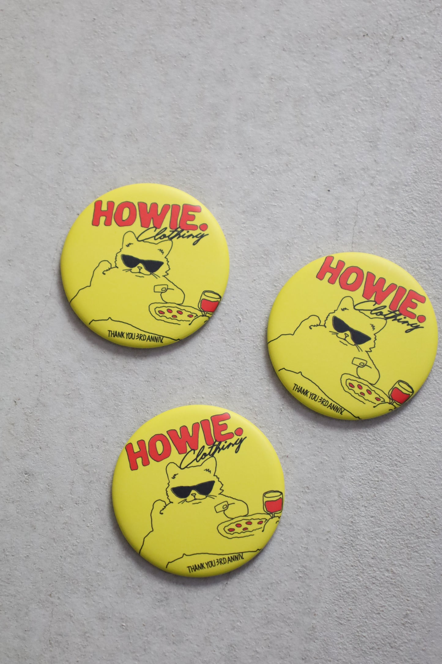 HOWIE compact mirror (yellow)