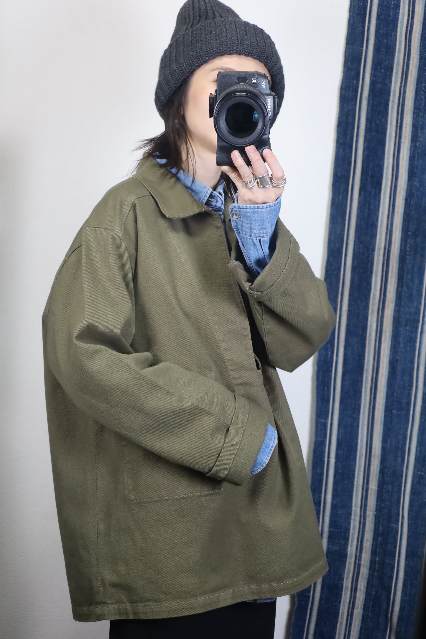 HOWIE DENIM SMOG(KHAKI)