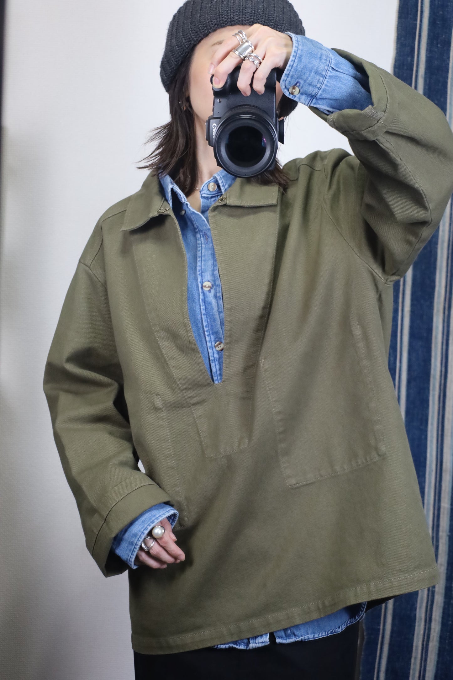 HOWIE DENIM SMOG(KHAKI)