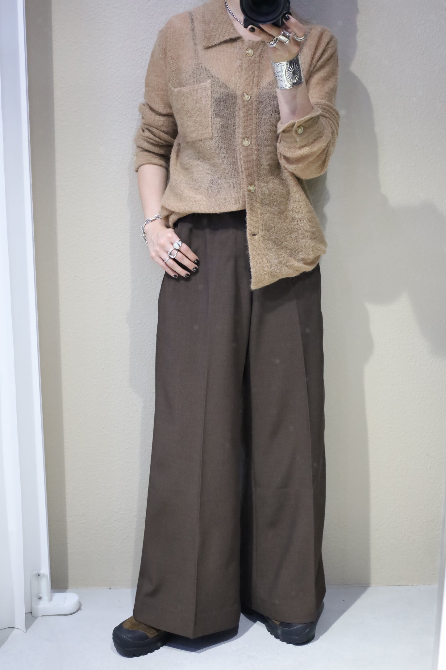 HOWIE HAKAMA slacks (Brown)