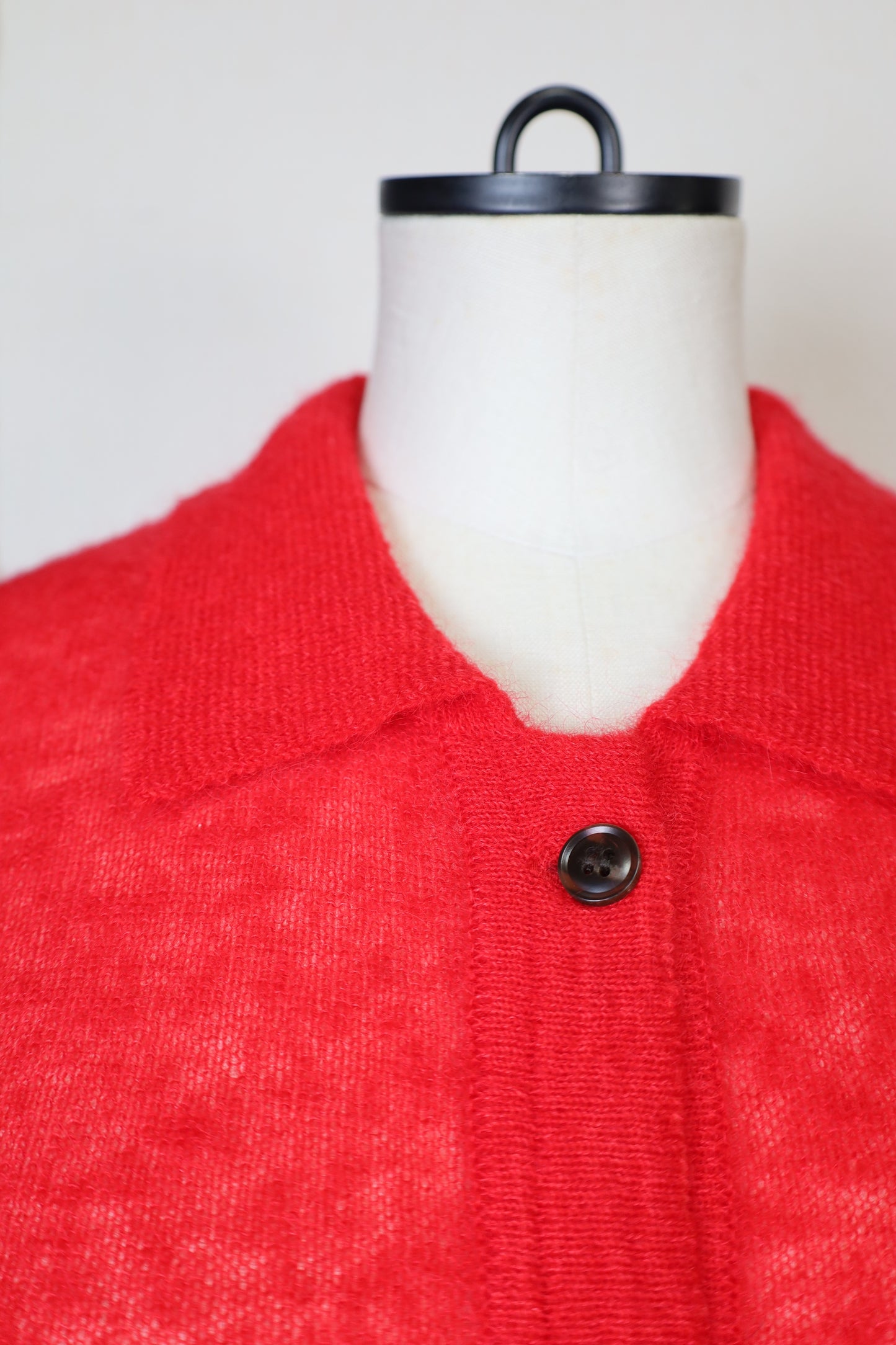 HOWIE polo knit cardigan (red)