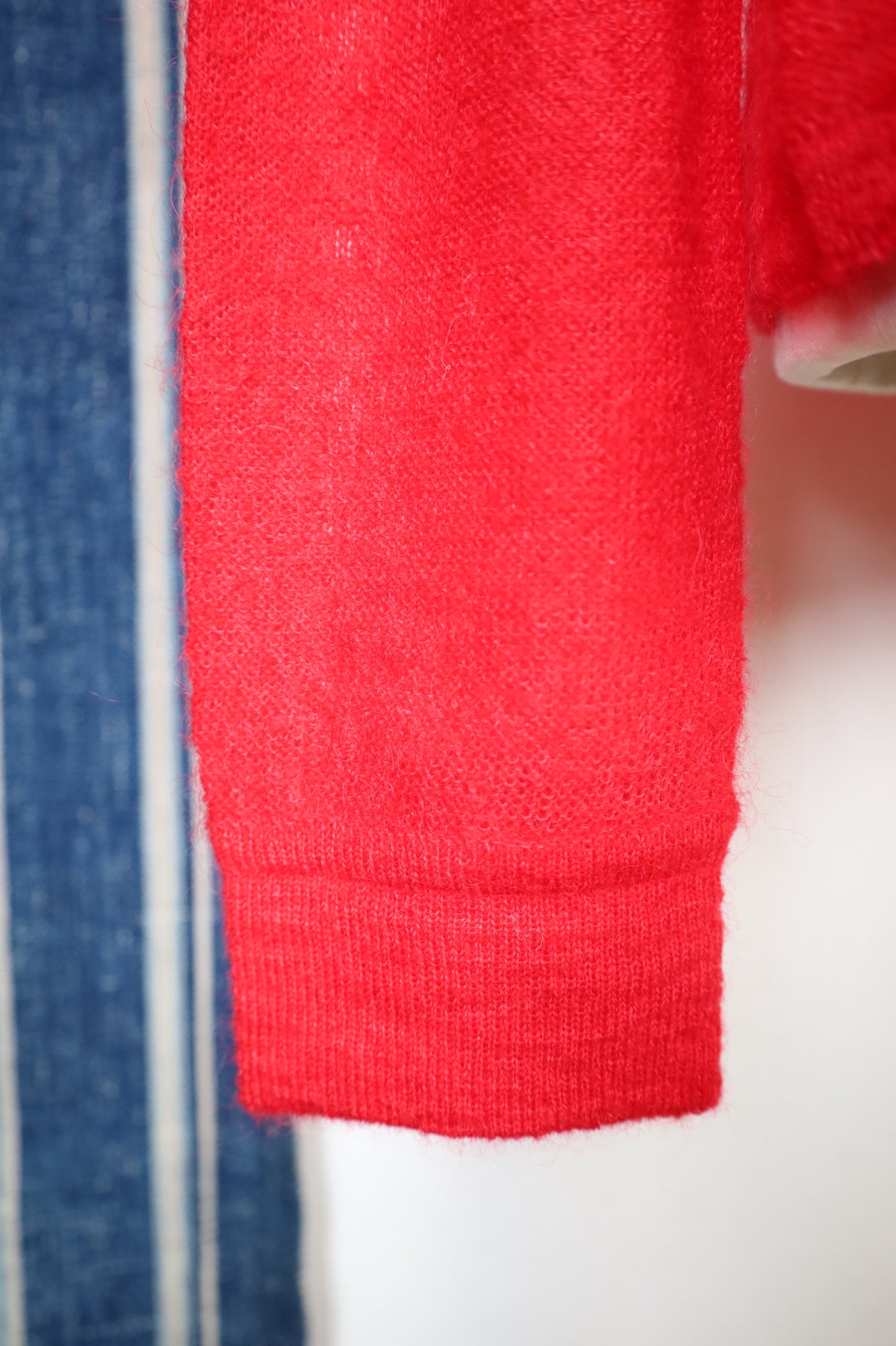 HOWIE polo knit cardigan (red)