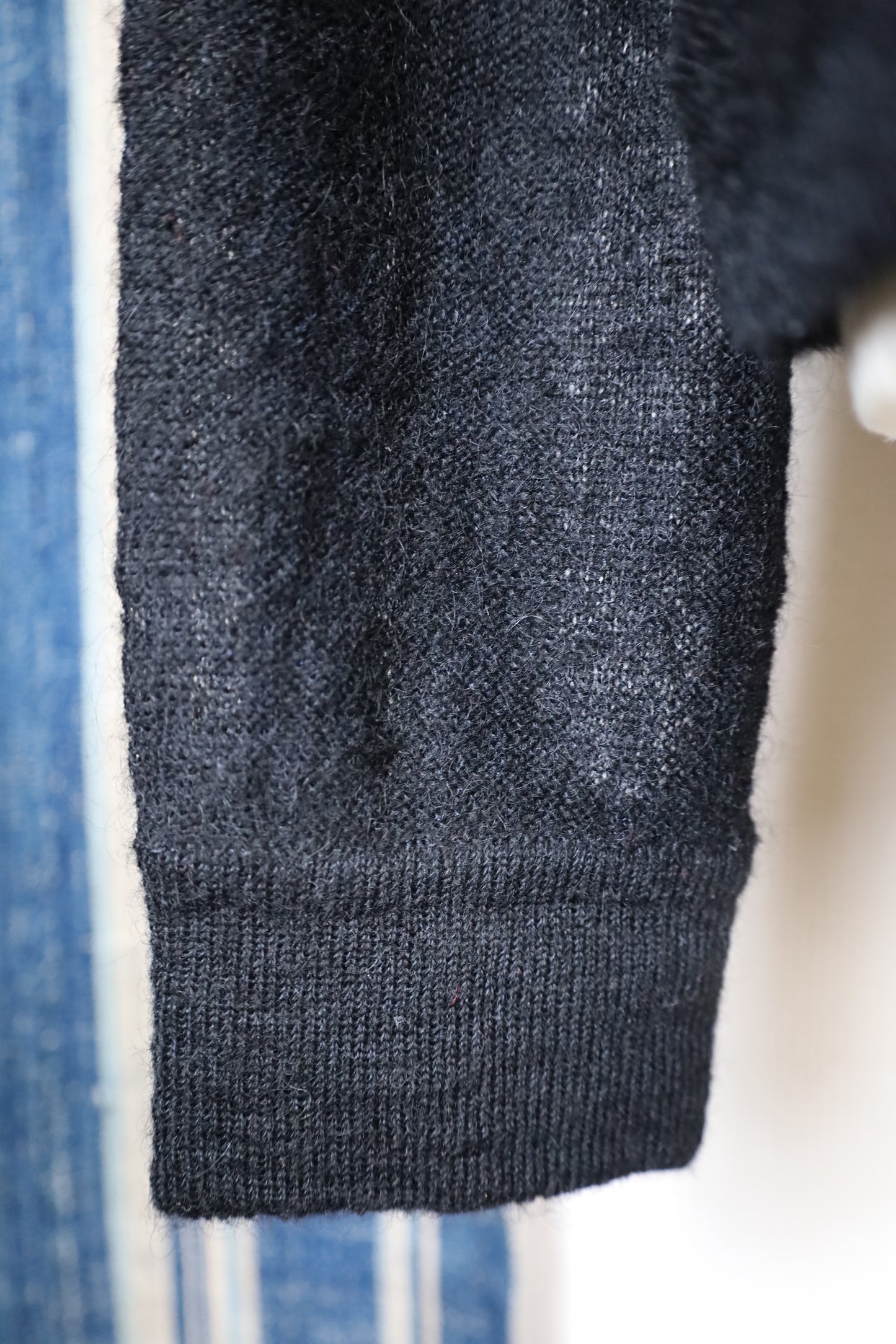 HOWIE polo knit cardigan (black)