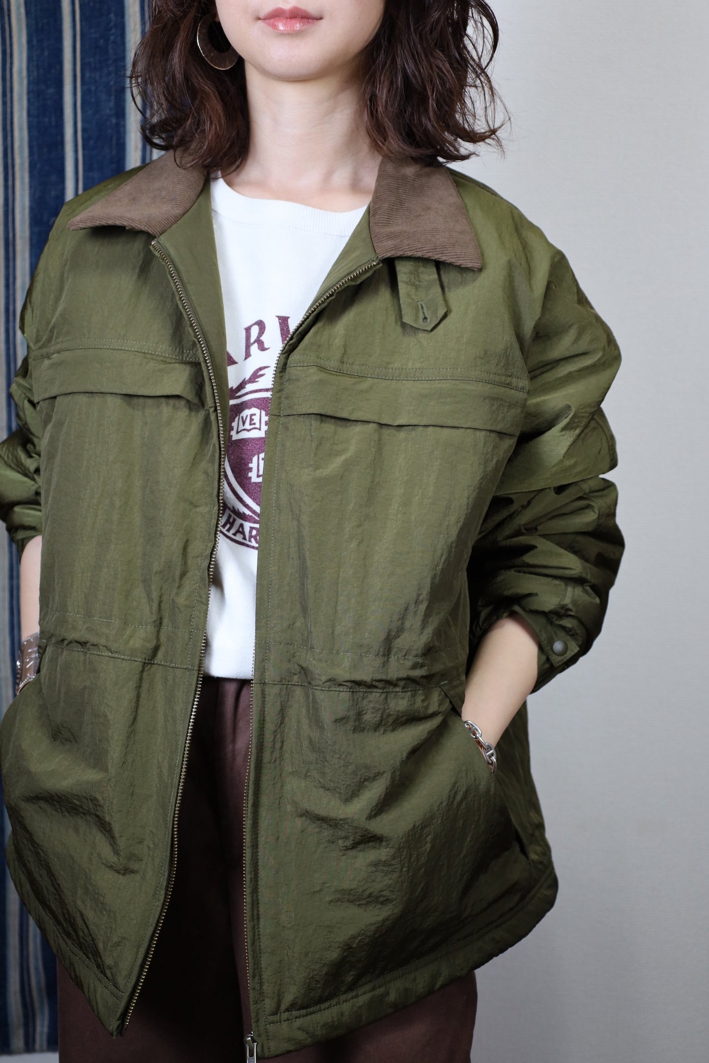 HOWIE padding blouson (khaki)