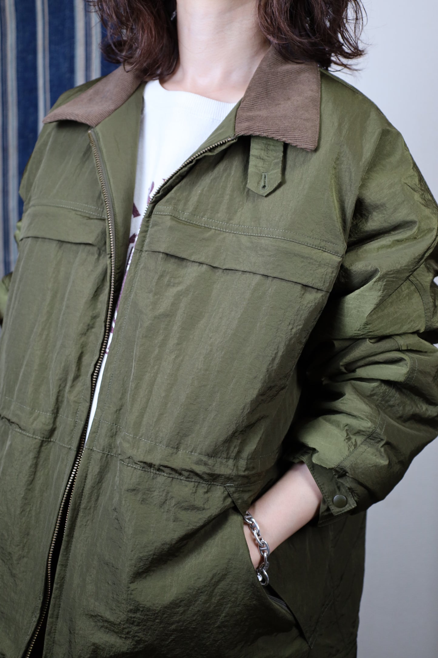 HOWIE padding blouson (khaki)