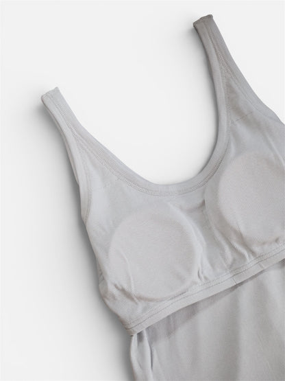 Soft Fit Pad Tank (saxe blue)