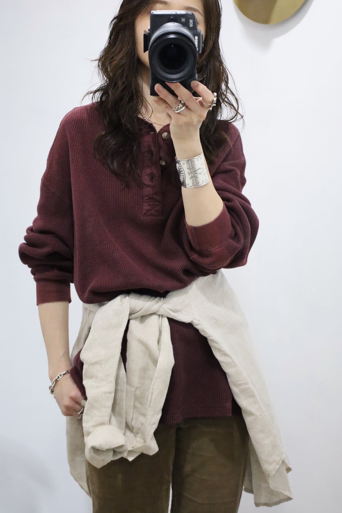 B785 / 1990's NATURALIFE Henry neck tops