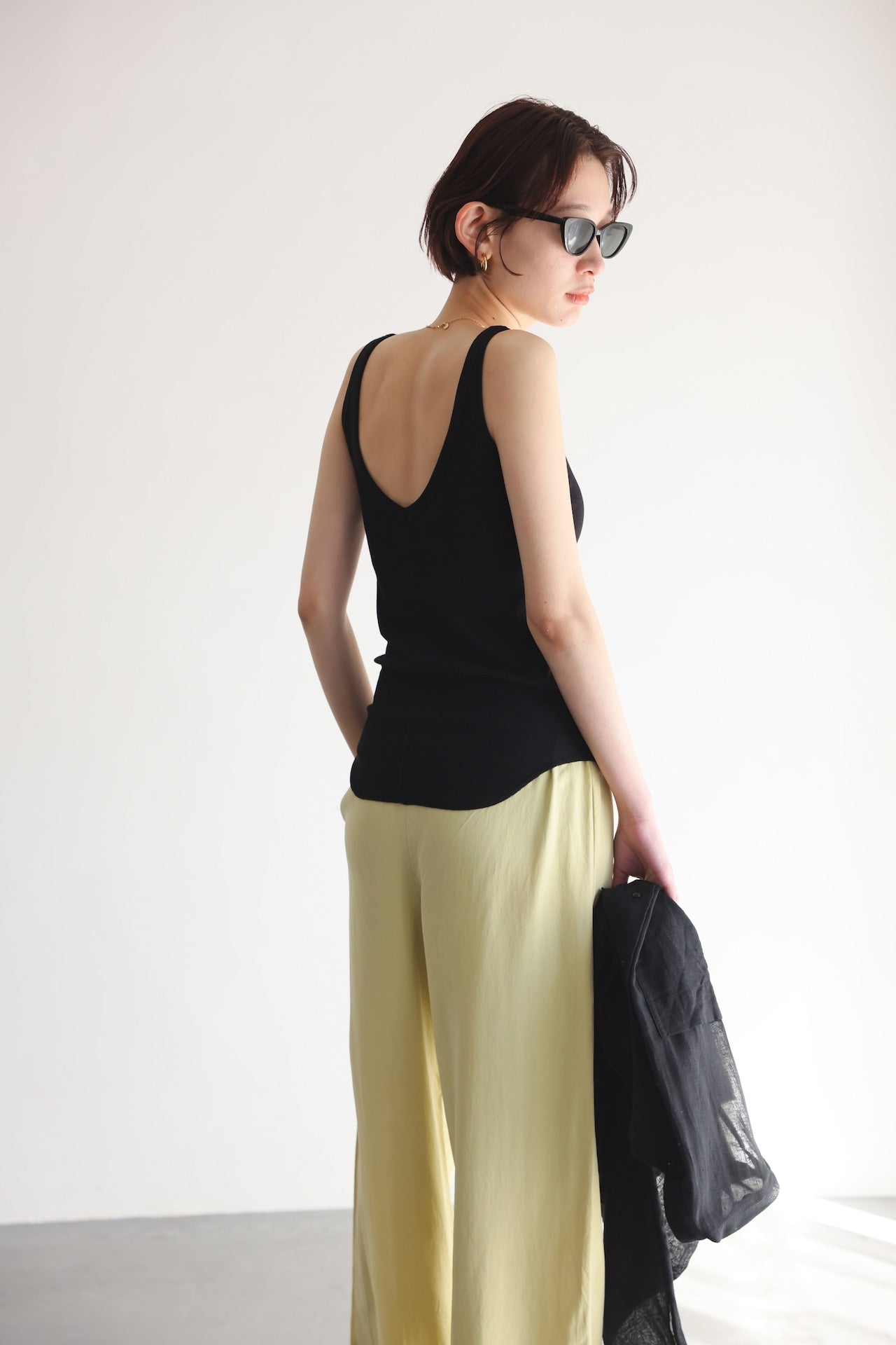 Soft Fit Pad Tank (black)