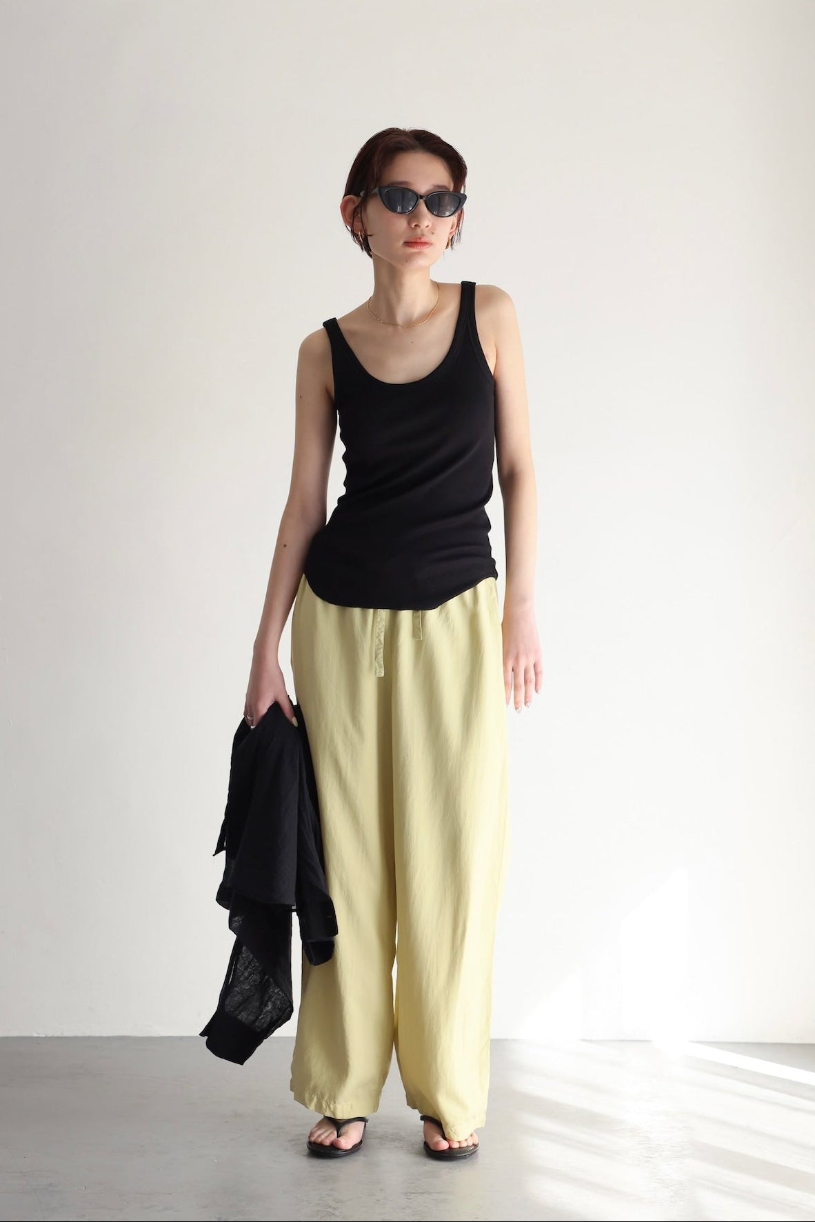 Soft Fit Pad Tank (black)