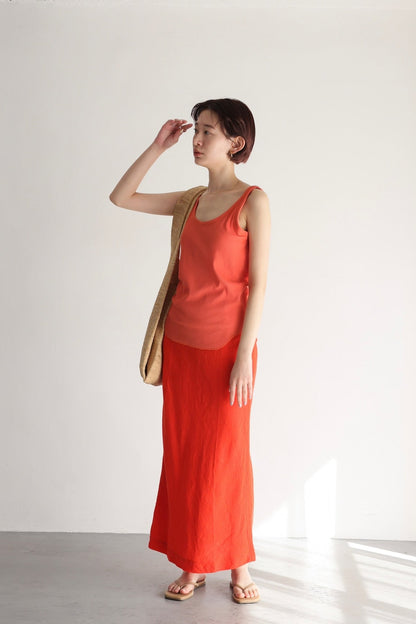 Soft Fit Pad Tank (orange)