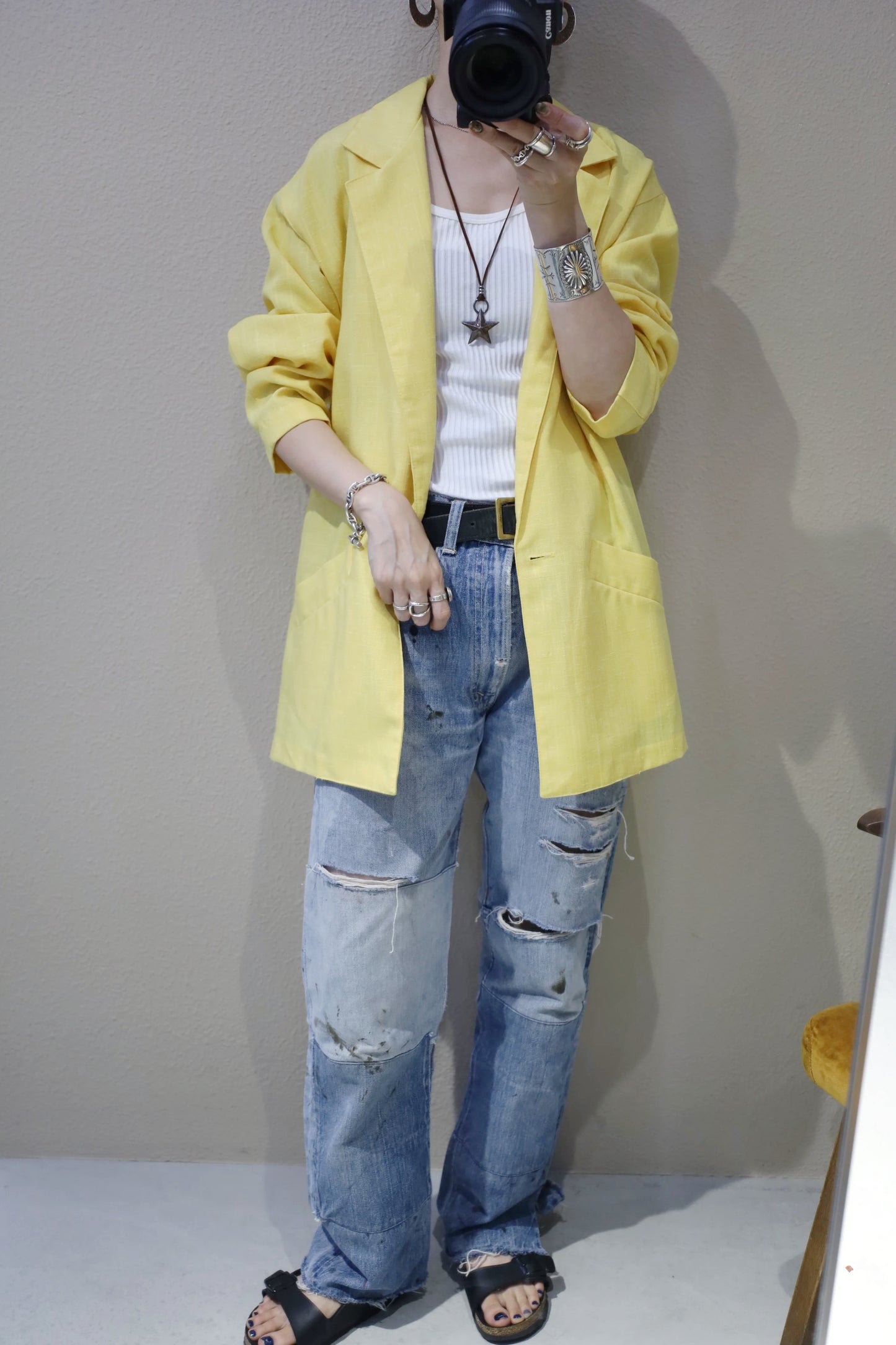 Z715 / 1970's vintage tailored jacket