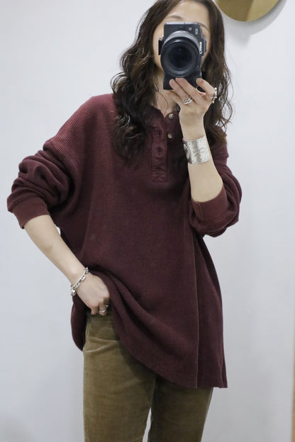 B785 / 1990's NATURALIFE Henry neck tops