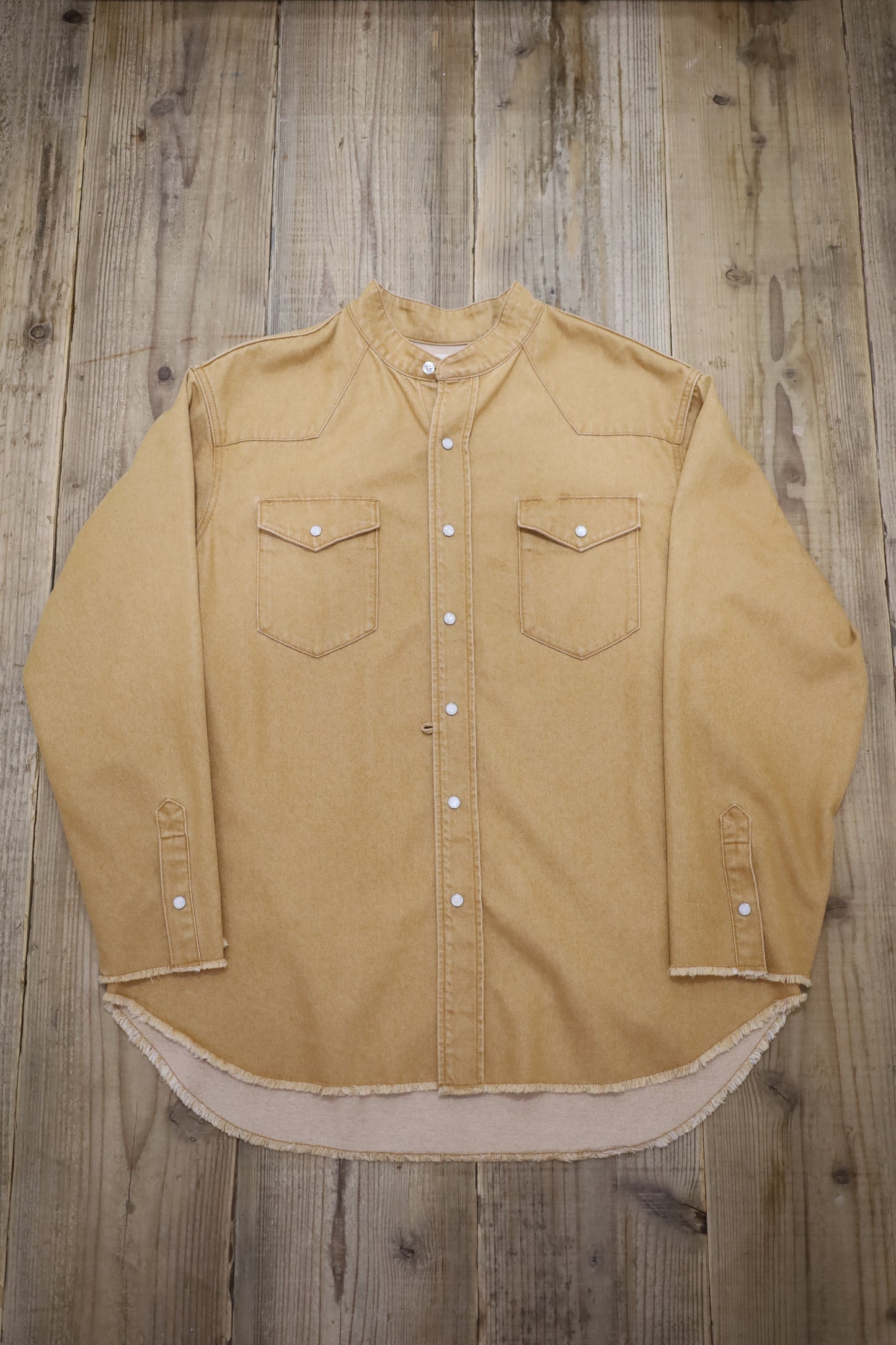 HOWIE DENIM SHIRT (camel)