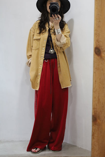 HOWIE DENIM SHIRT (camel)