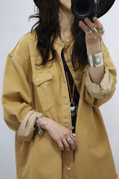 HOWIE DENIM SHIRT (camel)