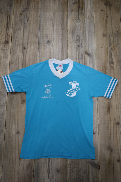 B748 / 1990's SOFFE SHIRTS Football tee
