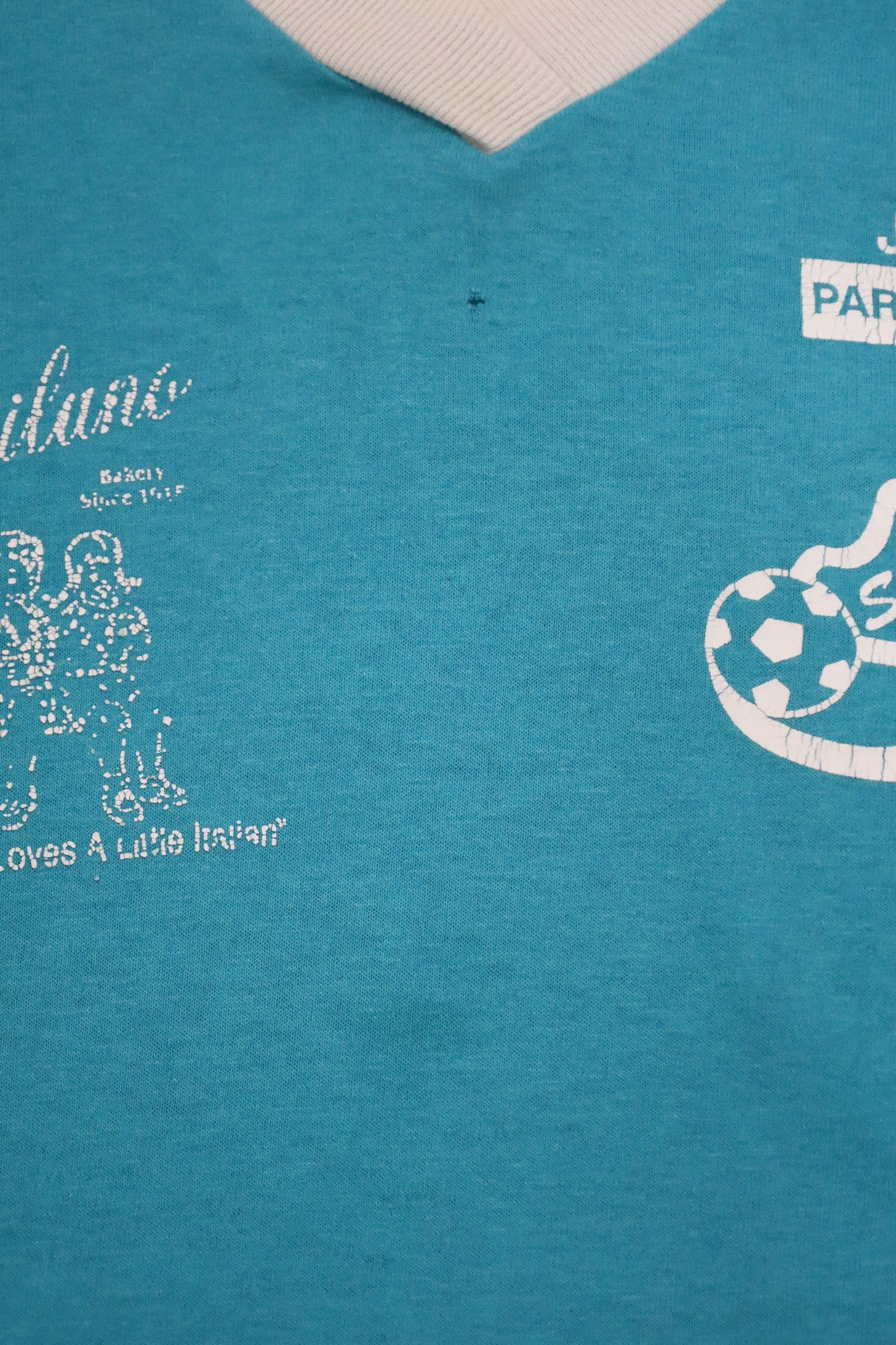 B748 / 1990's SOFFE SHIRTS Football tee