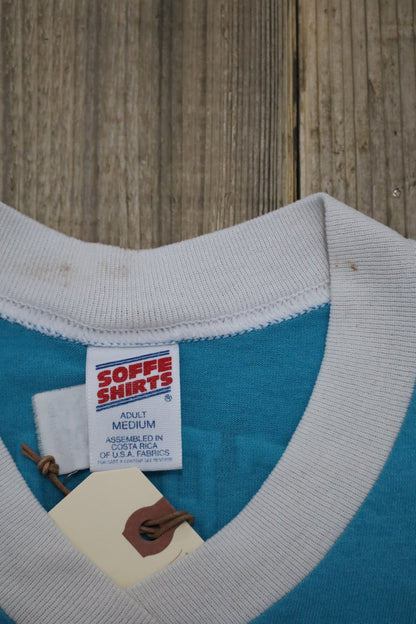 B748 / 1990's SOFFE SHIRTS Football tee
