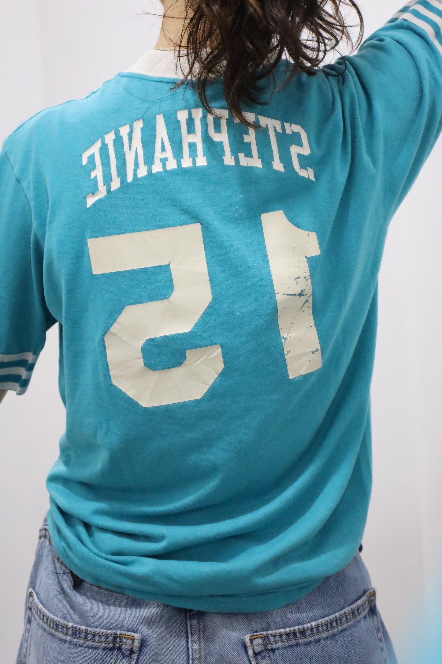 B748 / 1990's SOFFE SHIRTS Football tee