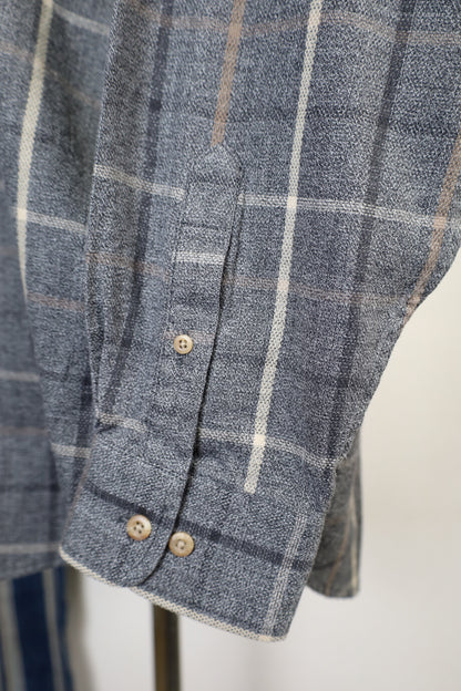 Z411 / 1990's OLD NATURAL ISSUE Check pattern Shirt