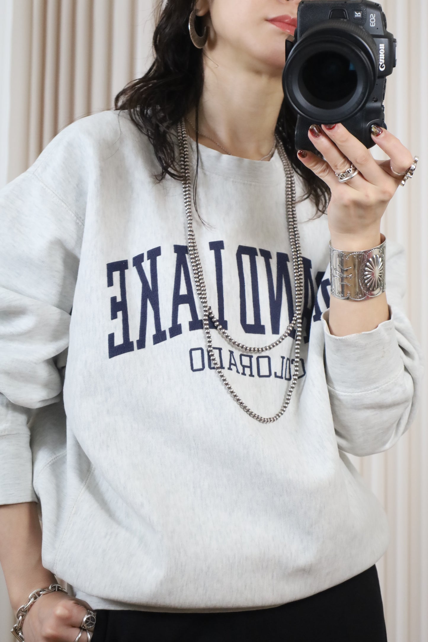 J43 / early2000's PRO-WEAVE GRAND LAKE print sweat