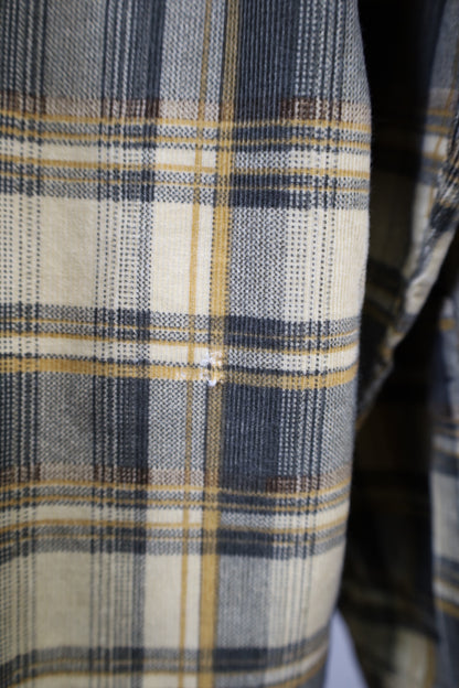 Z453 / 1990's OLD BOAT HOUSE ROW Check pattern Corduroy Shirt