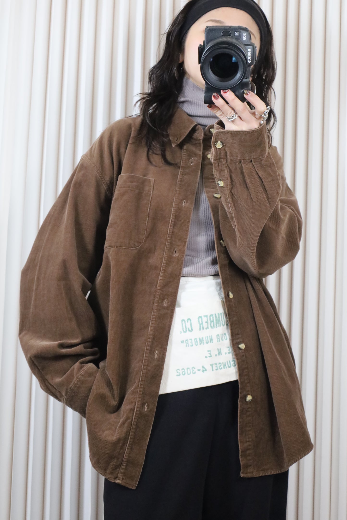 J84 / early2000's alpine ridge corduroy shirt