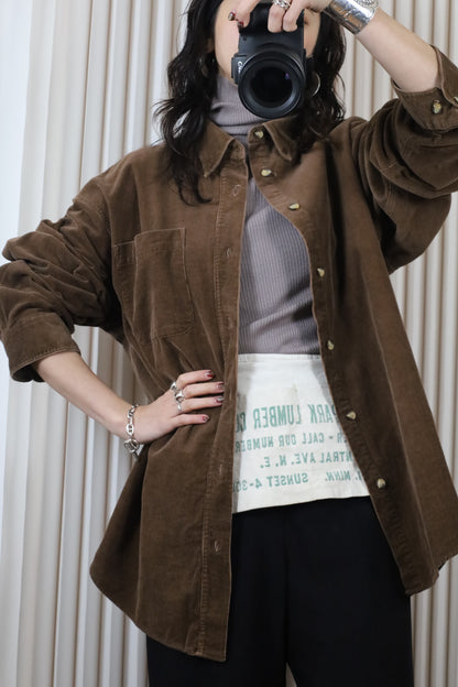 J84 / early2000's alpine ridge corduroy shirt