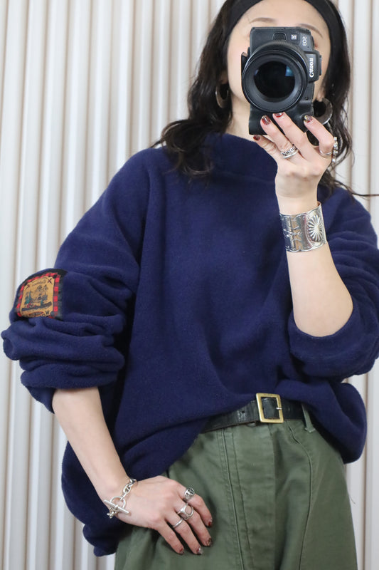 Z408 / 1990's OLD Wool Rich Fleece pullover