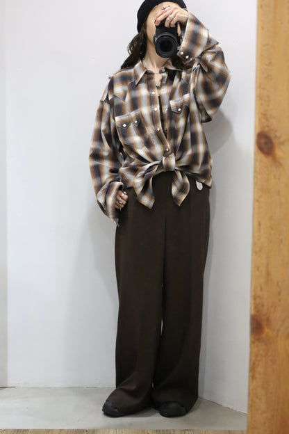 Z41 / 1980's ROCK MOUNT check shirt